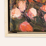 Mid-Century Bouquet of Flowers, Oil on Canvas, 33 x 43 cm