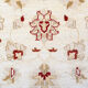 Traditional ceam wool ziegler rug handwoven floral carpet- 106x150cm