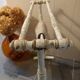 Wooden towel rack