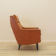 Orange armchair, Danish design, 1970s, made in Denmark