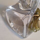2 Lorraine crystal lamp bases