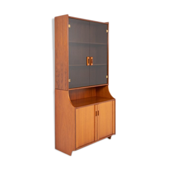 Armoire italienne en noyer des années 1960