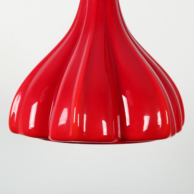 Suspension glass overcatch red 60s