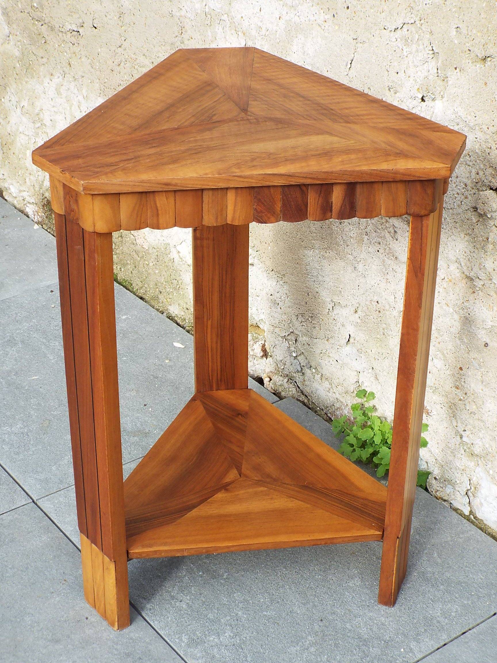 Table de chevet guéridon art déco