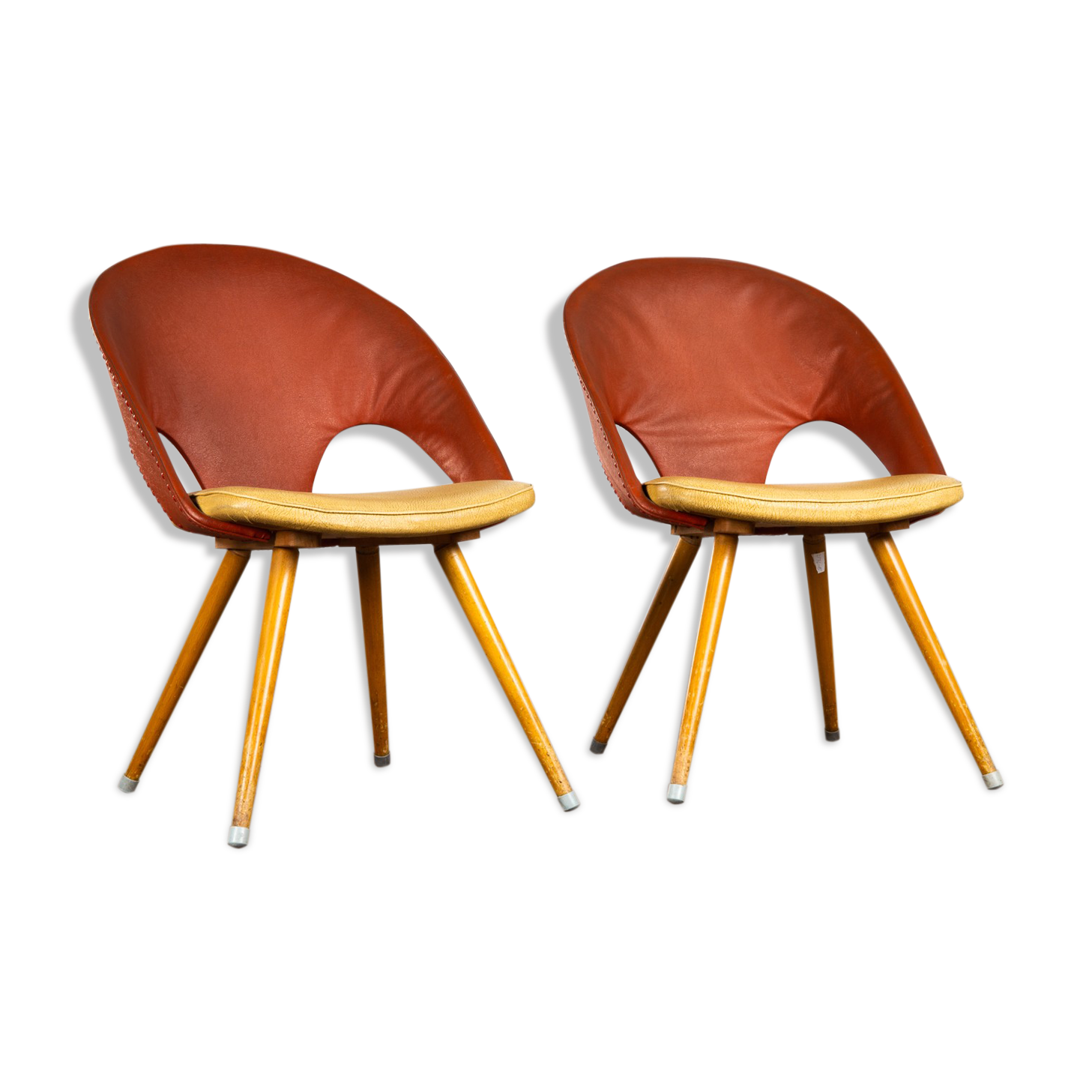 Eddie Harlis for Thonet, two chairs, 50