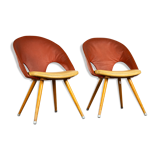 Eddie Harlis for Thonet, two chairs, 50