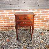 Ancienne Table de Chevet en Bois de Style Louis XVI