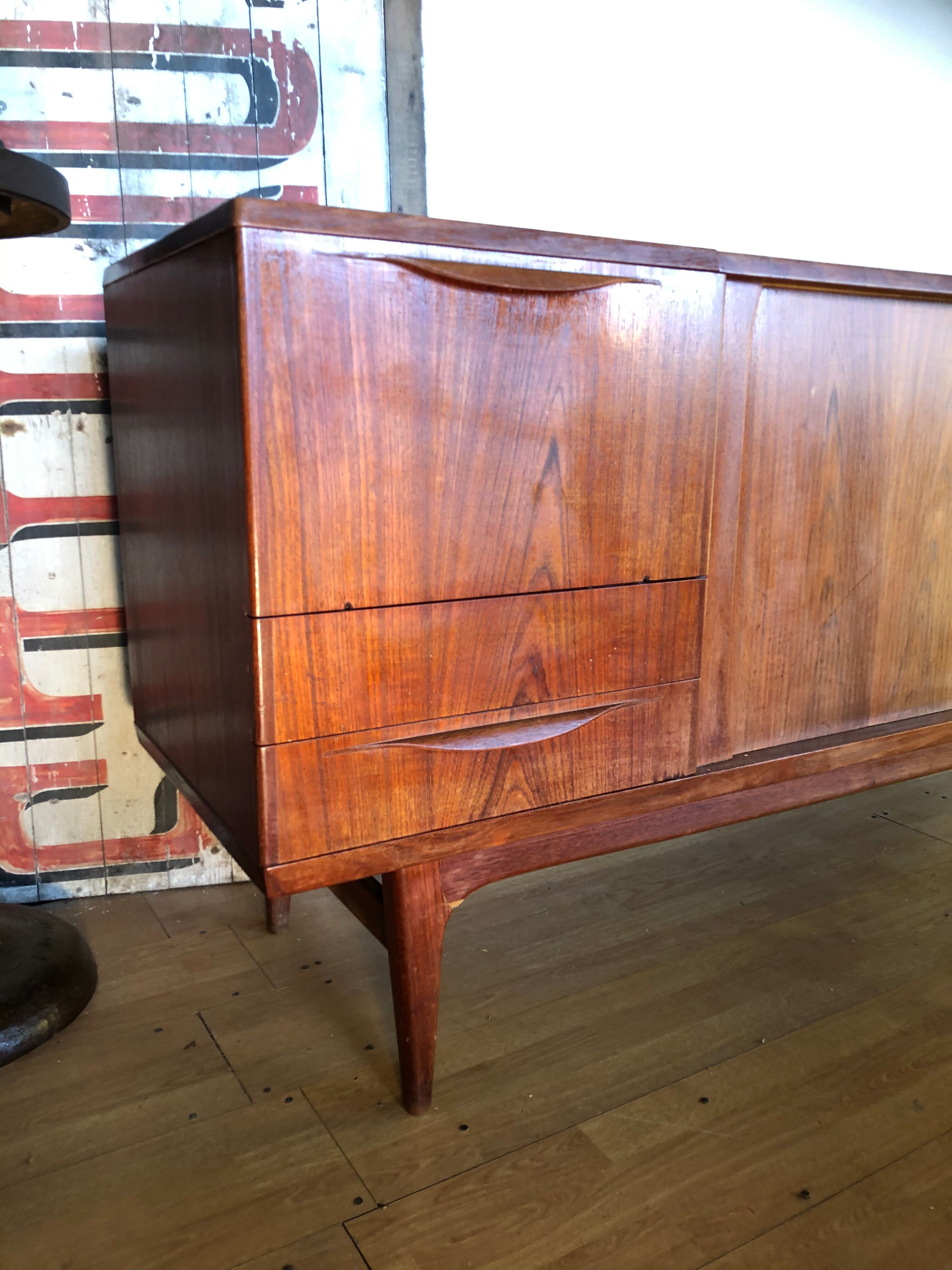 Samcom vintage scandinavian teak sideboard, 1960