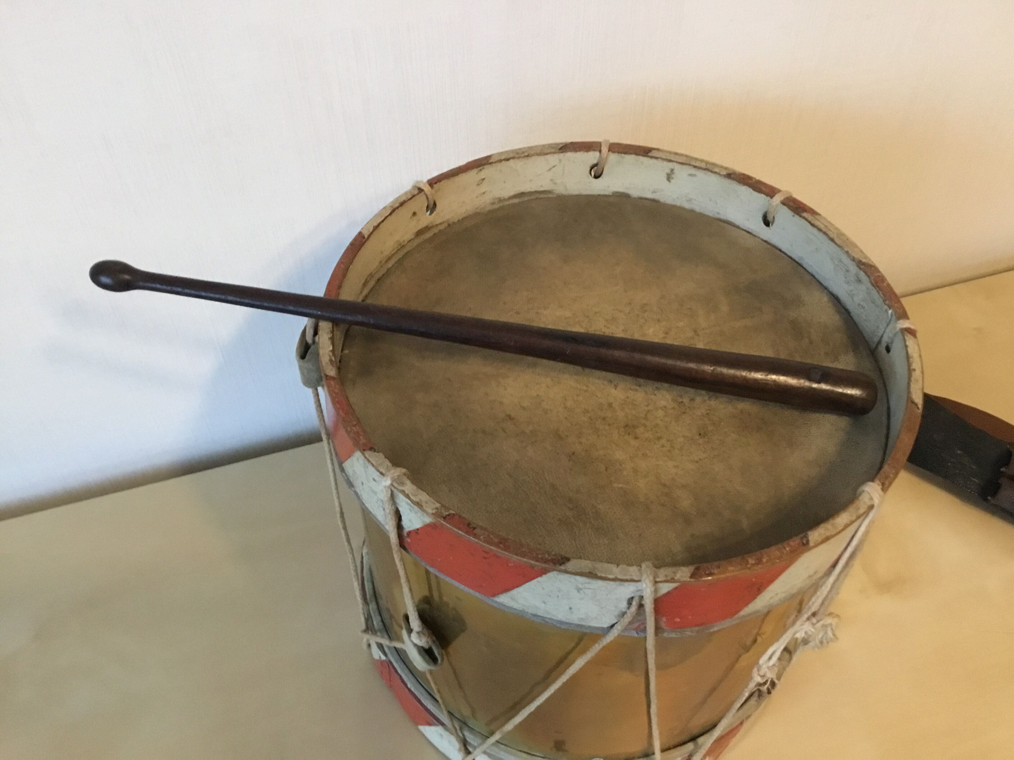 Old circus drum