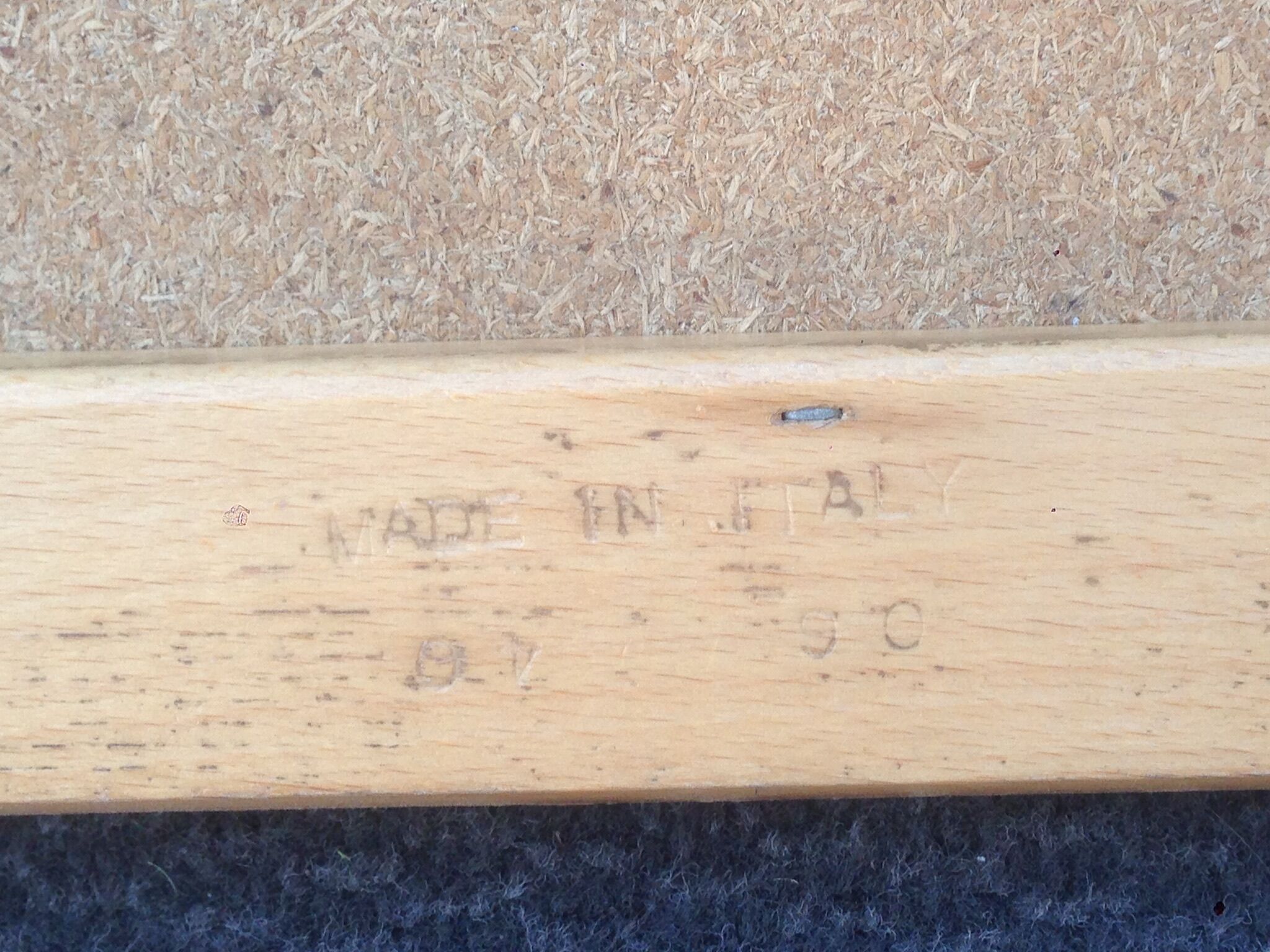 Pair of chairs B 32 Cesca Skaï blue by Marcel Breuer vintage 1960