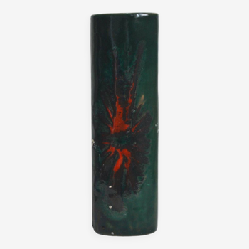 Green abstract vase