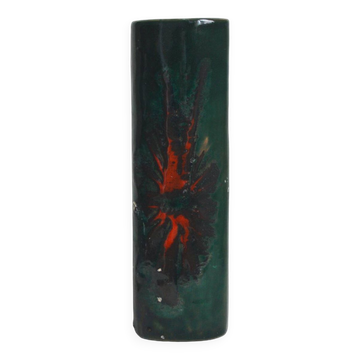 Green abstract vase