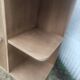 Small asymmetrical Art Deco piece of furniture