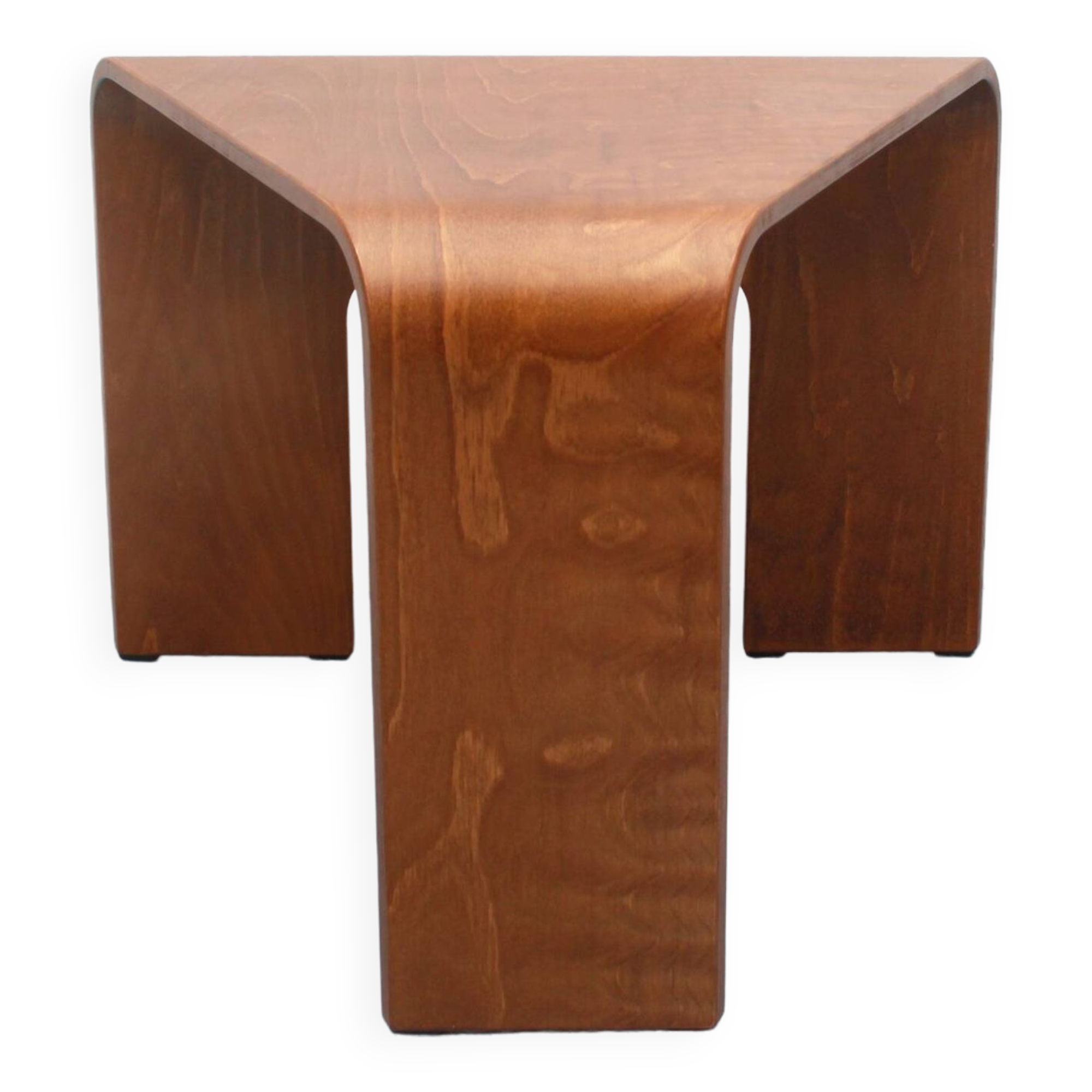 1970s designer coffee table in plywood