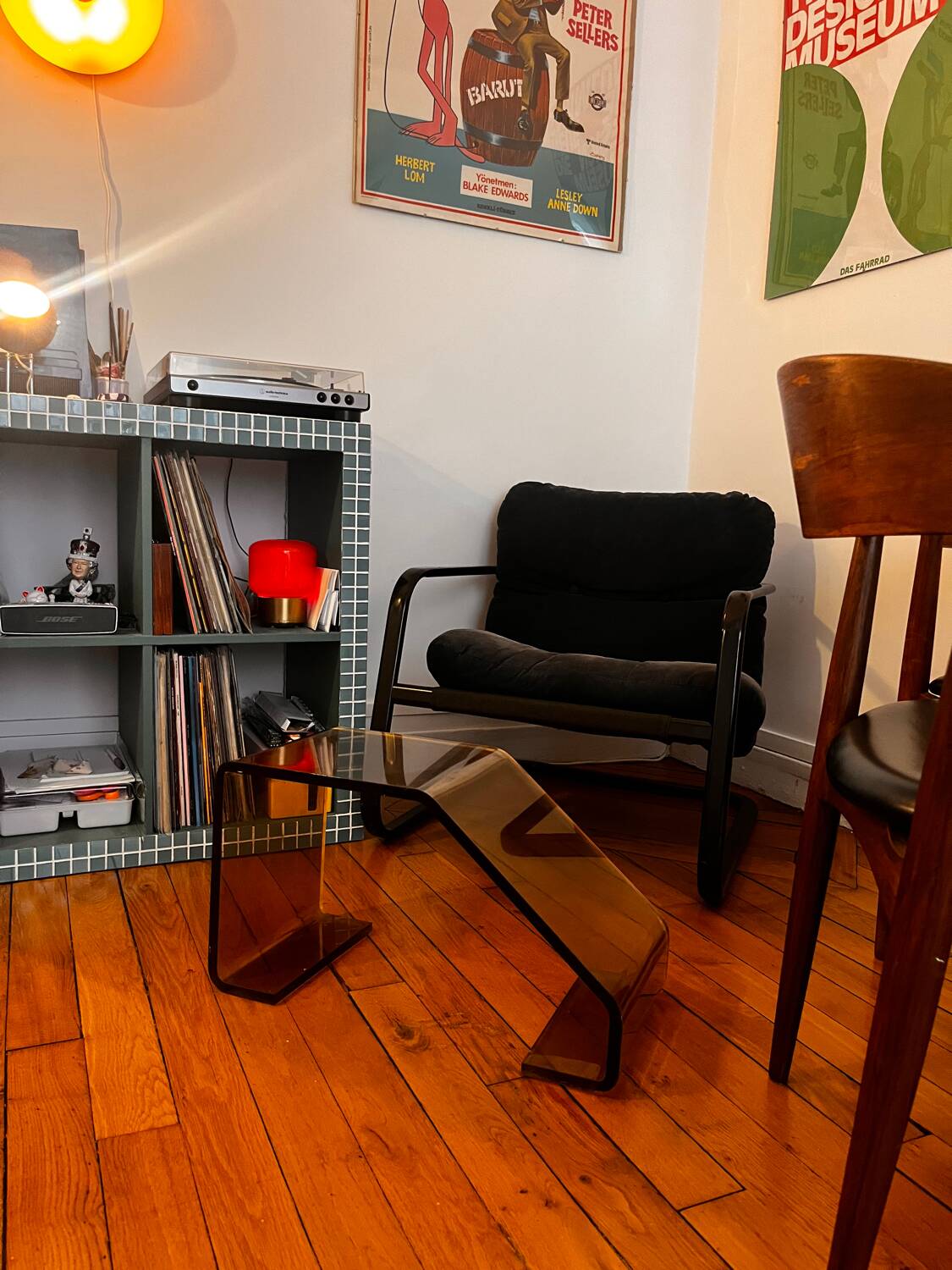 Vintage Plexiglas Footrest