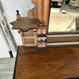 Workshop of Giuseppe Parvis - Large console and its mirror Egypt around 1880