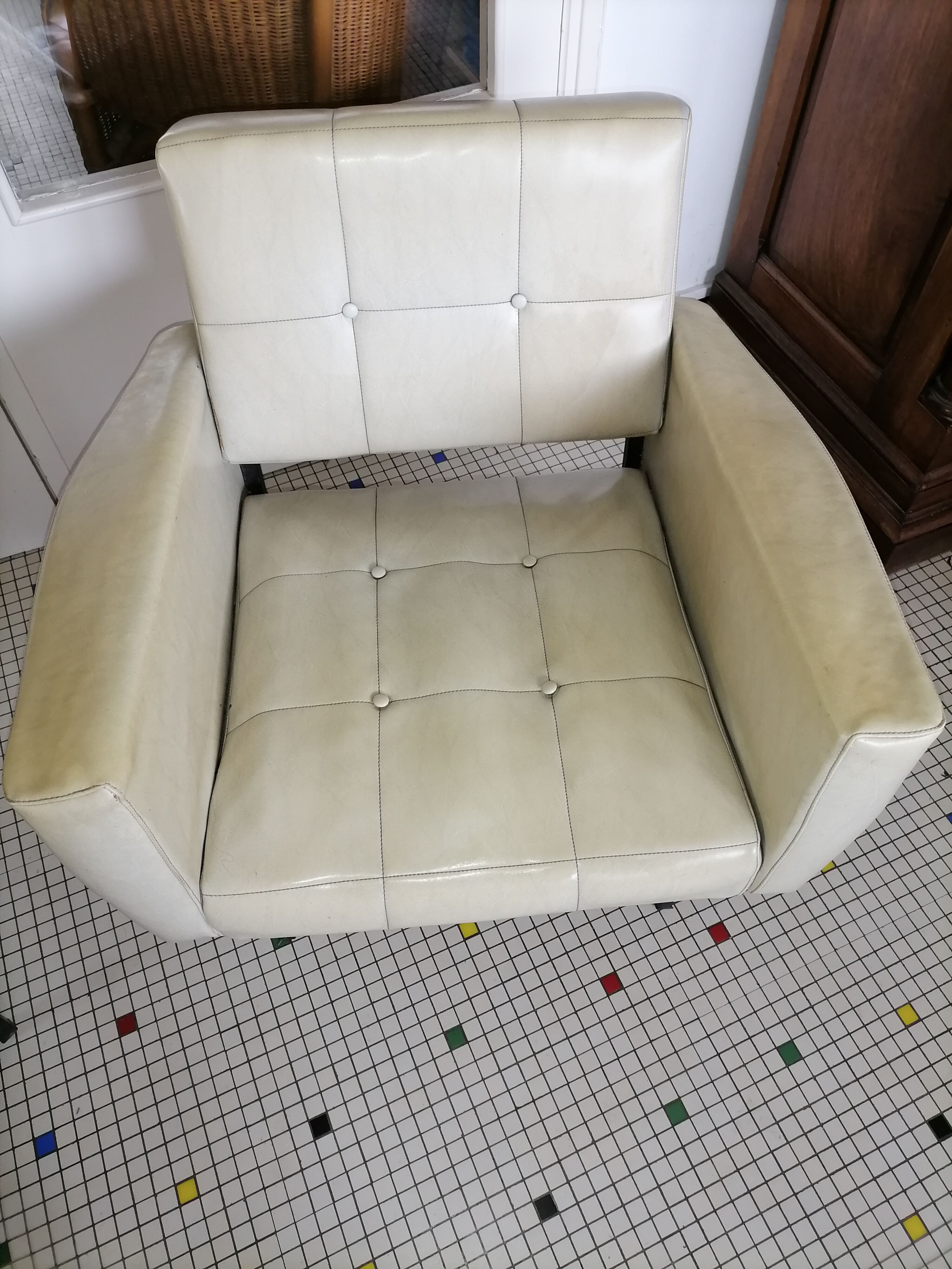 Paire de fauteuils vintage