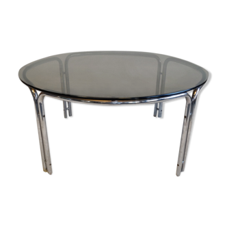 Table basse chromée