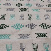 Traditional handmade white carpet 190x145cm