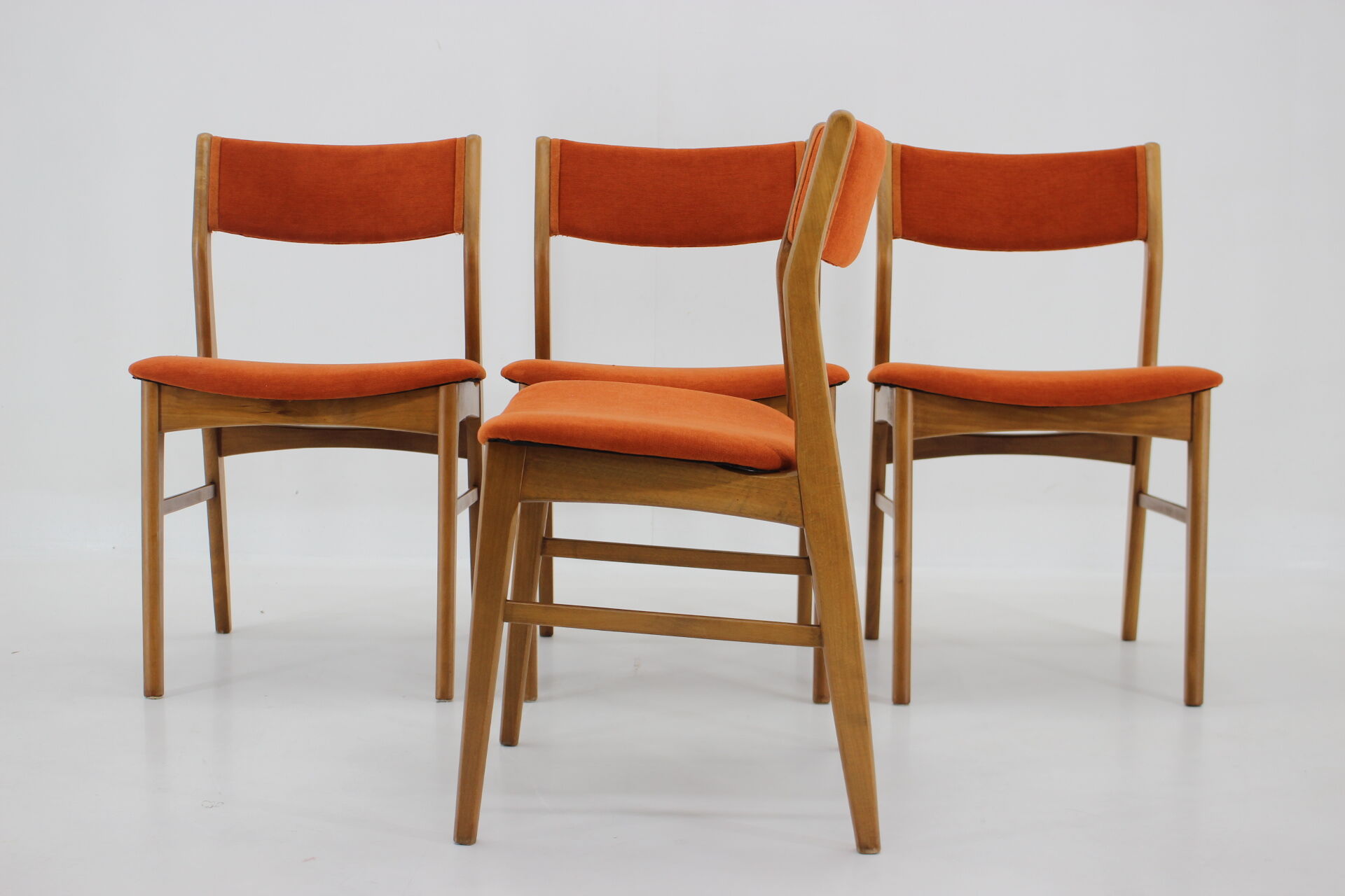 1960s Set of 4 Teak Dining Chairs, Denmark