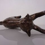 Large ceramic cat, Germany, 1960s