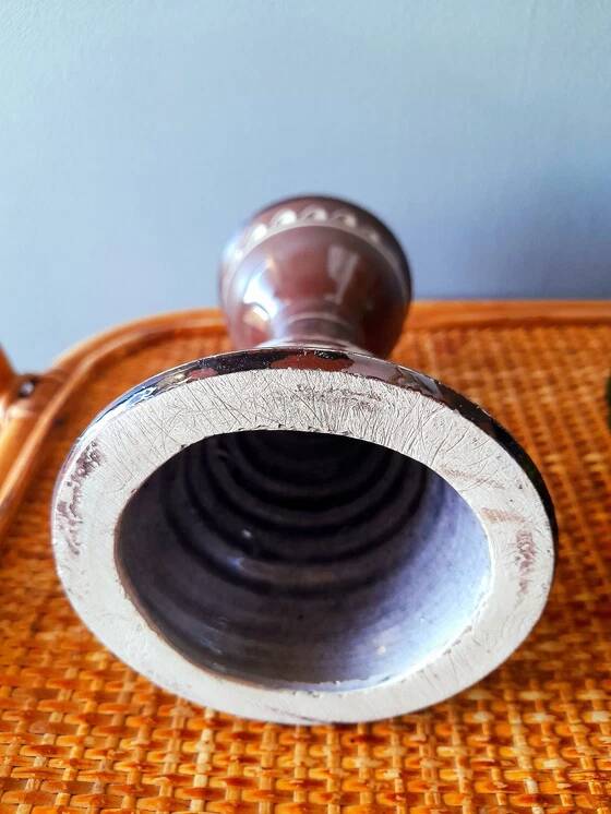 1960s ceramic candlestick