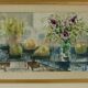 Nature morte aux fleurs violettes de Ragnar Falk