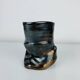 Abstract ceramic vase signed Montalto 1993