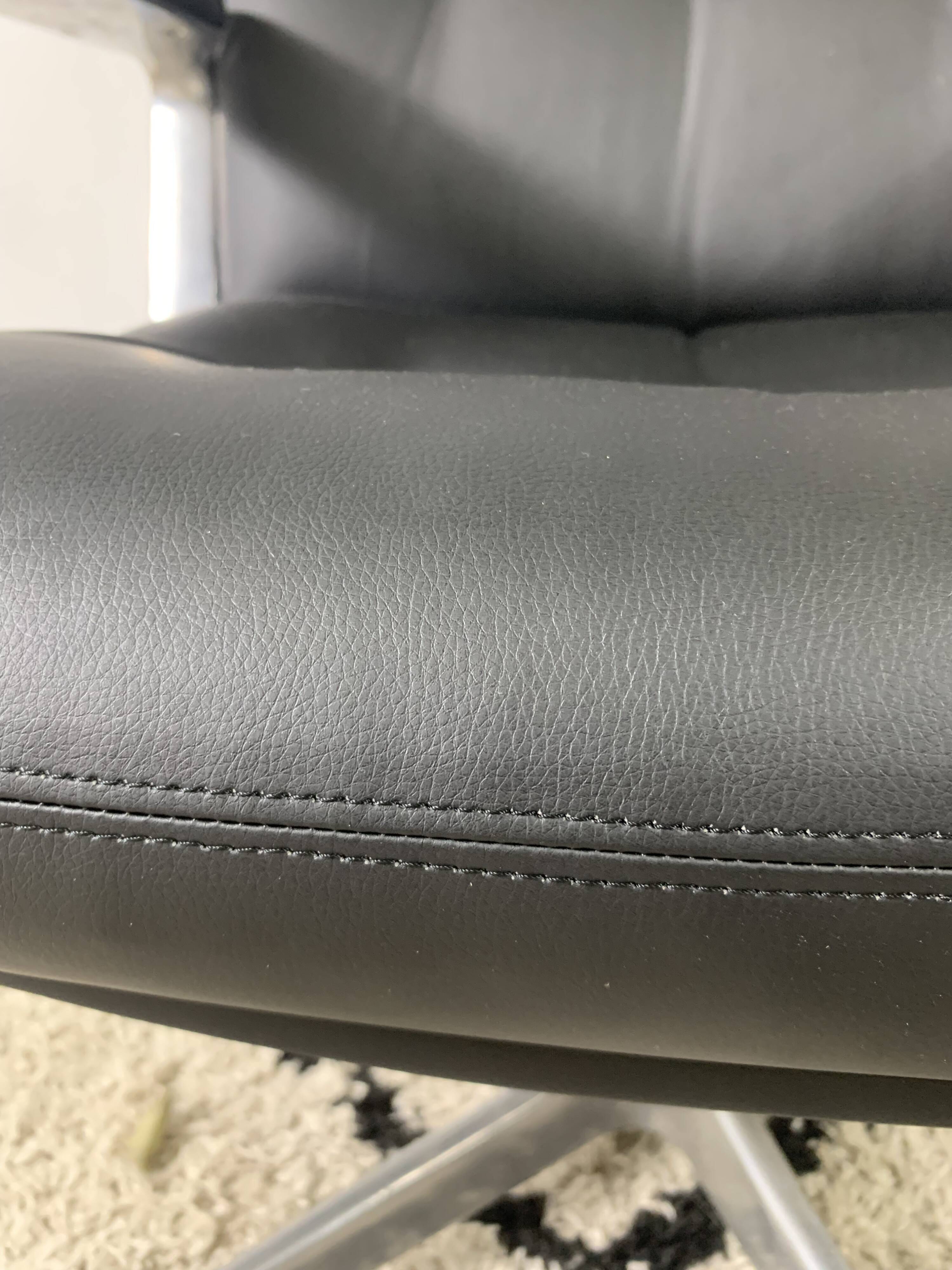 Italian Design Office Leatherette Armchair By Vaghi