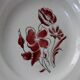 assiette Ceranord St Amand décor de fleurs service de table couvert