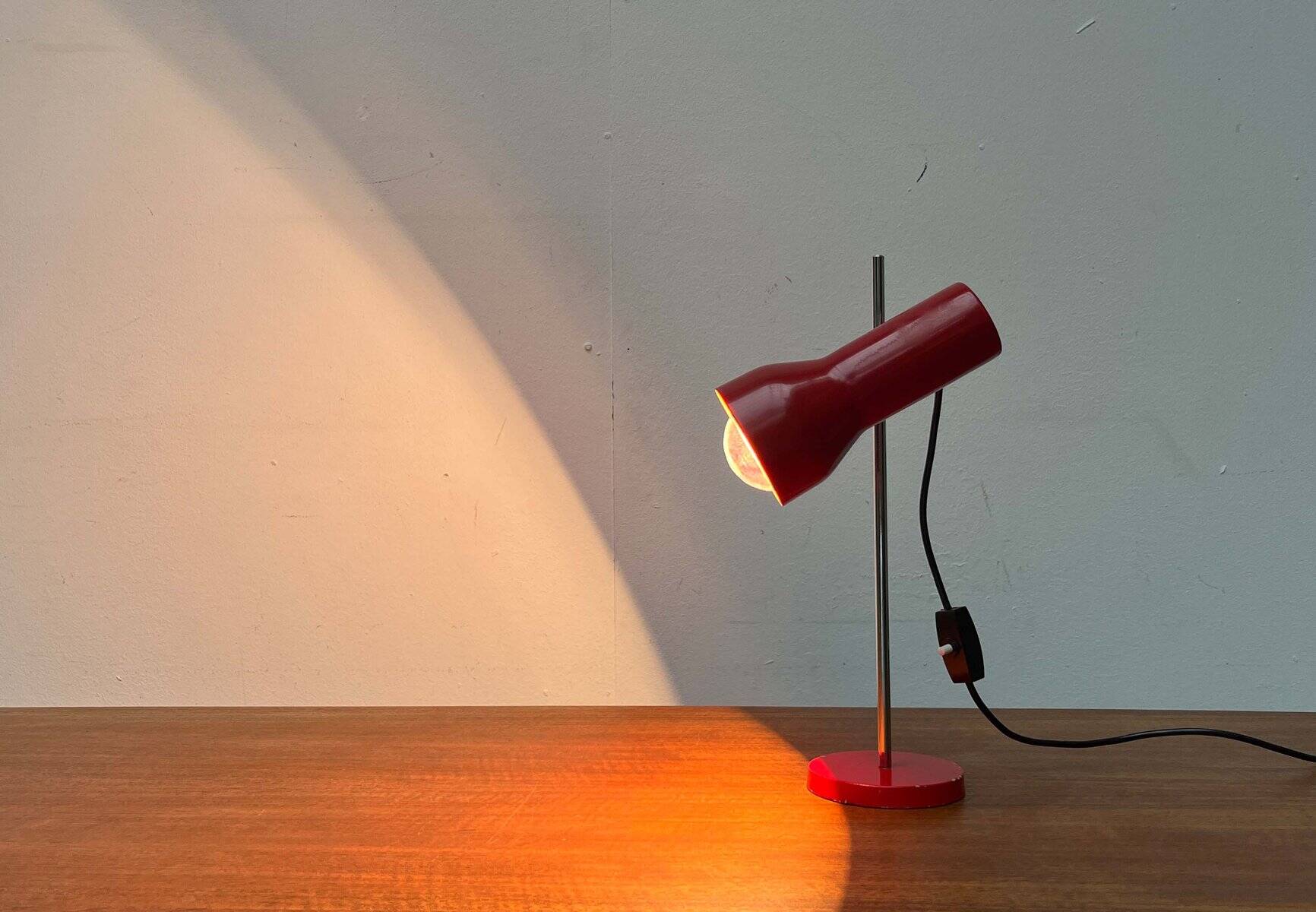 Swiss modern table lamp from the mid-century space age, 1960s.