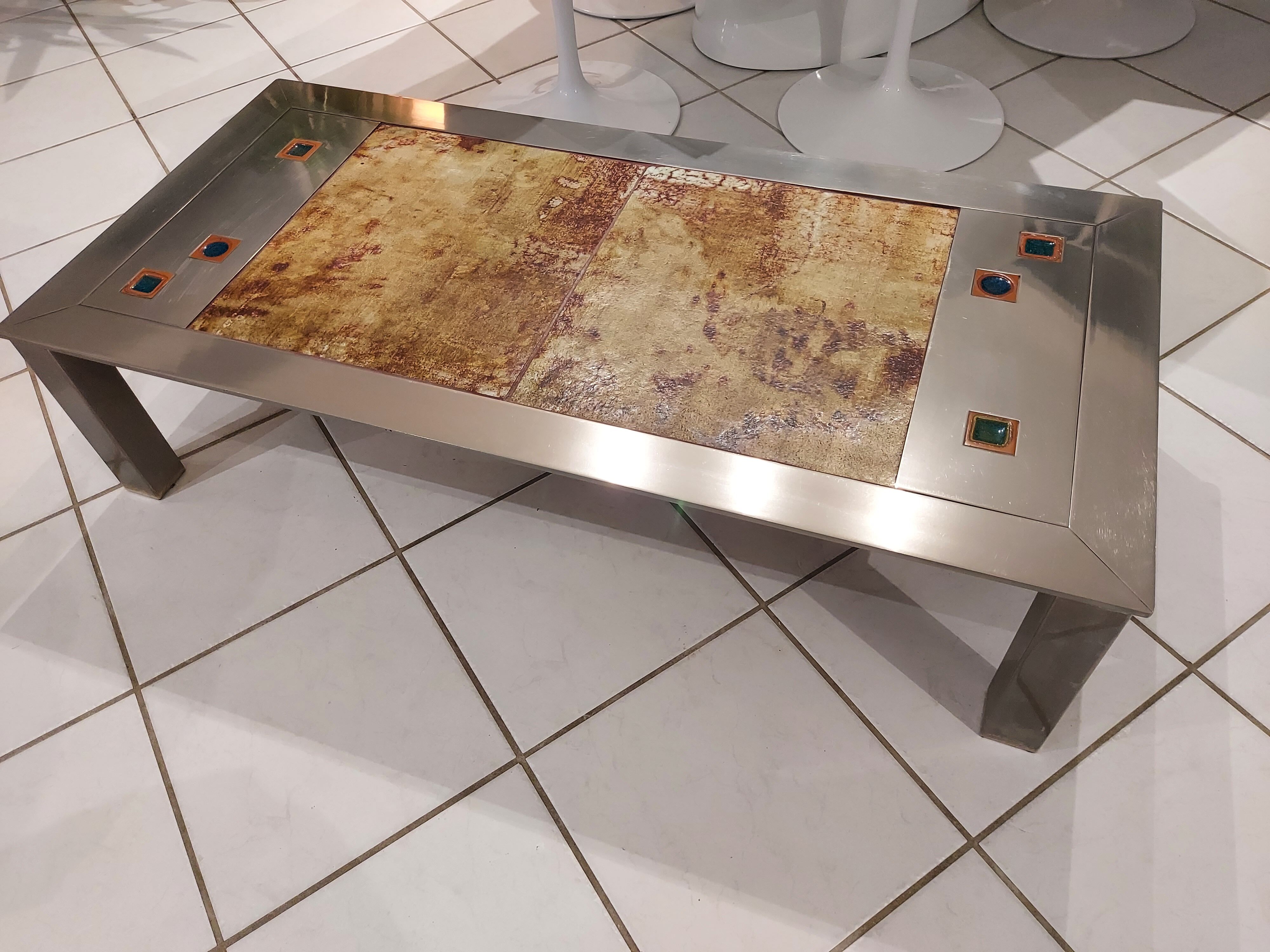 Roche Bobois vintage 1970s lounge coffee table