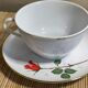 Duo de tasses décor roses