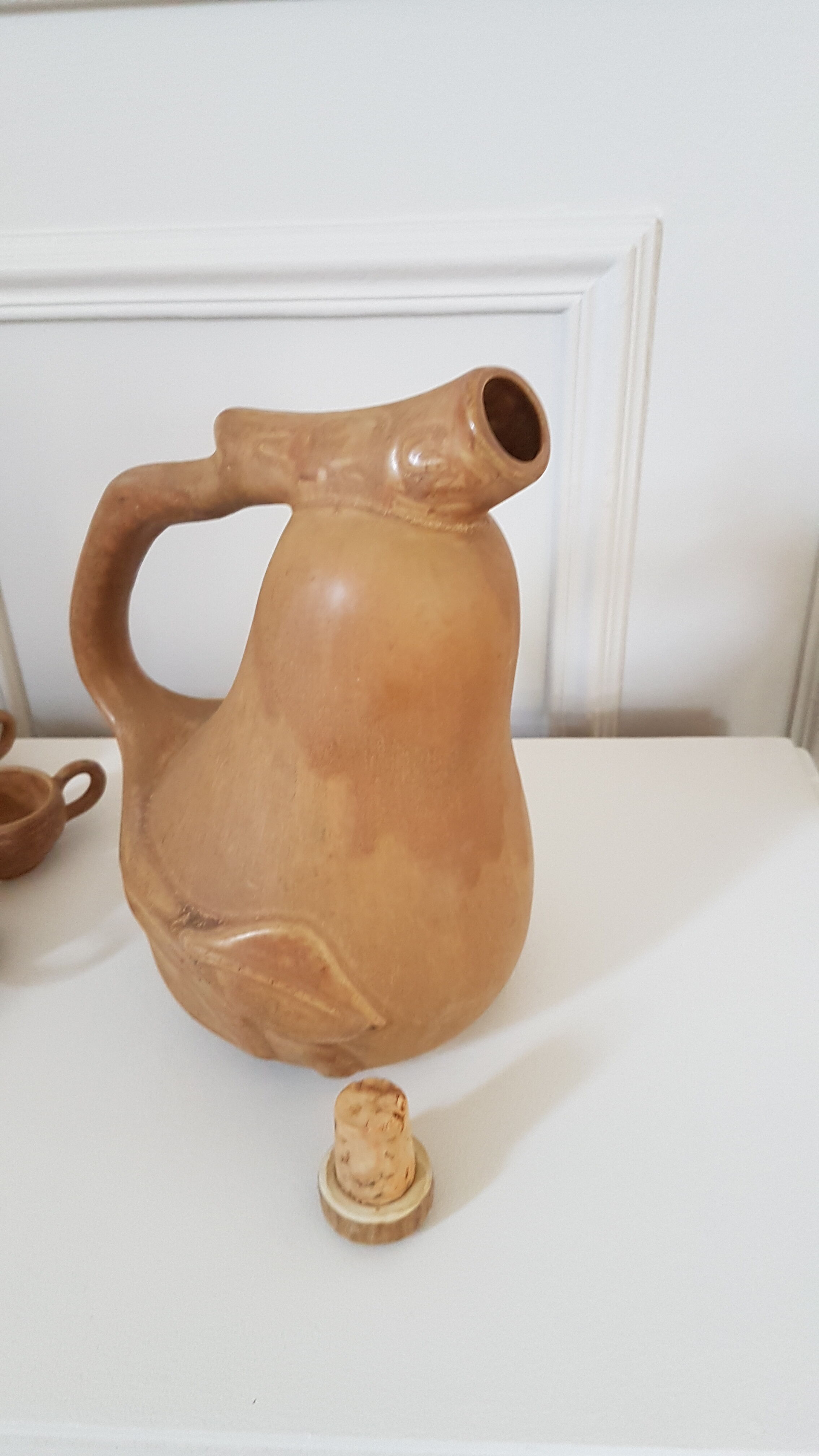 Stoneware liqueur service