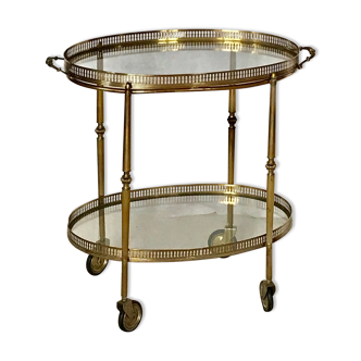 Serving table brass twentieth neoclassical