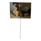 Tableau fin 19eme signe leroy . nature morte a l'aiguiere