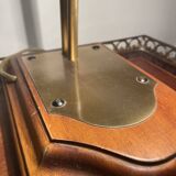 Lampe de chevet style Empire, bois et laiton