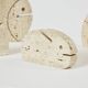 Set of 8 travertine animal sculptures by Fratelli Mannelli 1970