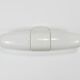 White double wall lamp Bauhaus Wilhelm Wagenfeld, Linder Germany, 1950s