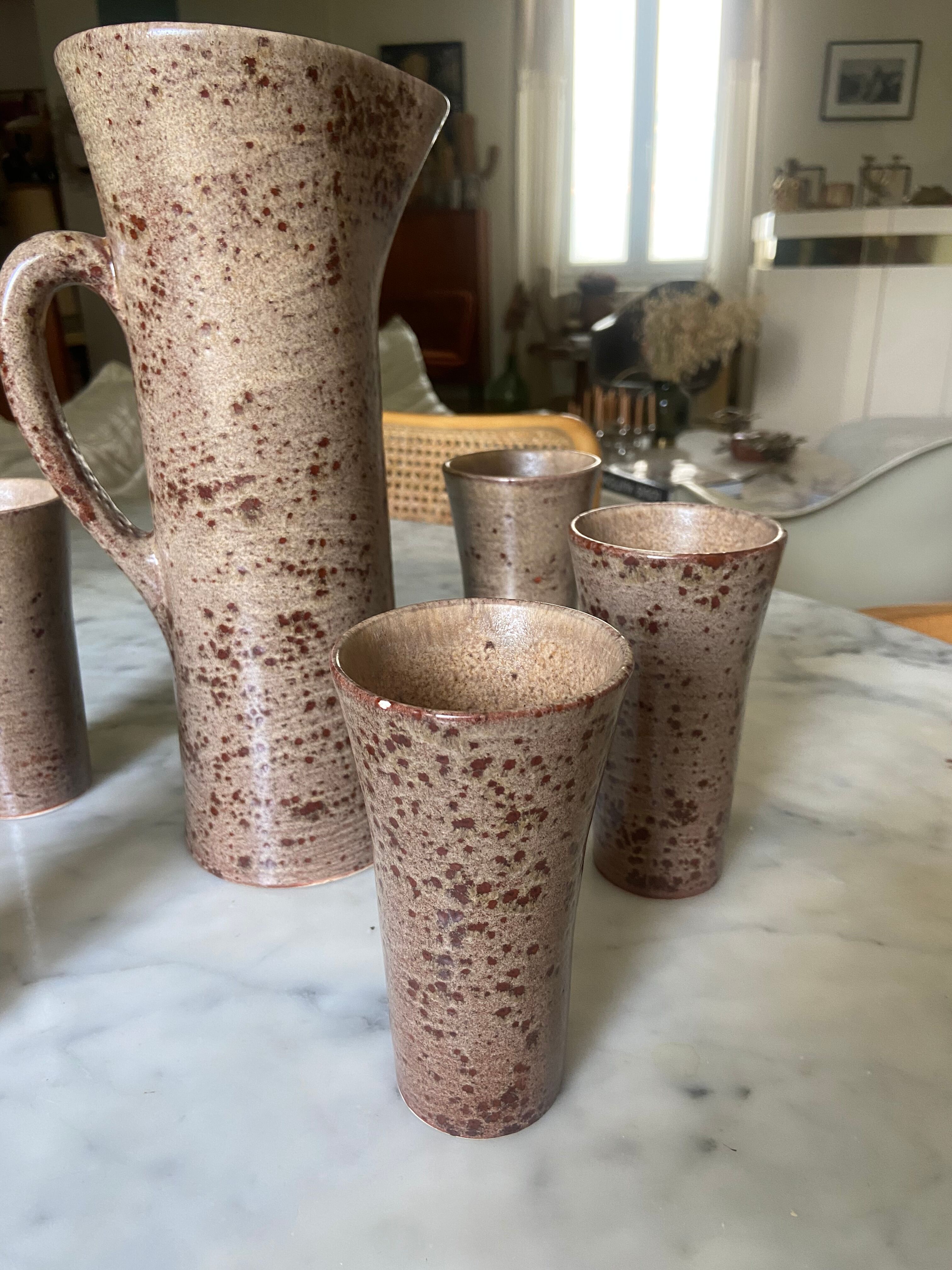 Gladys sandstone orangeade service from the 70s