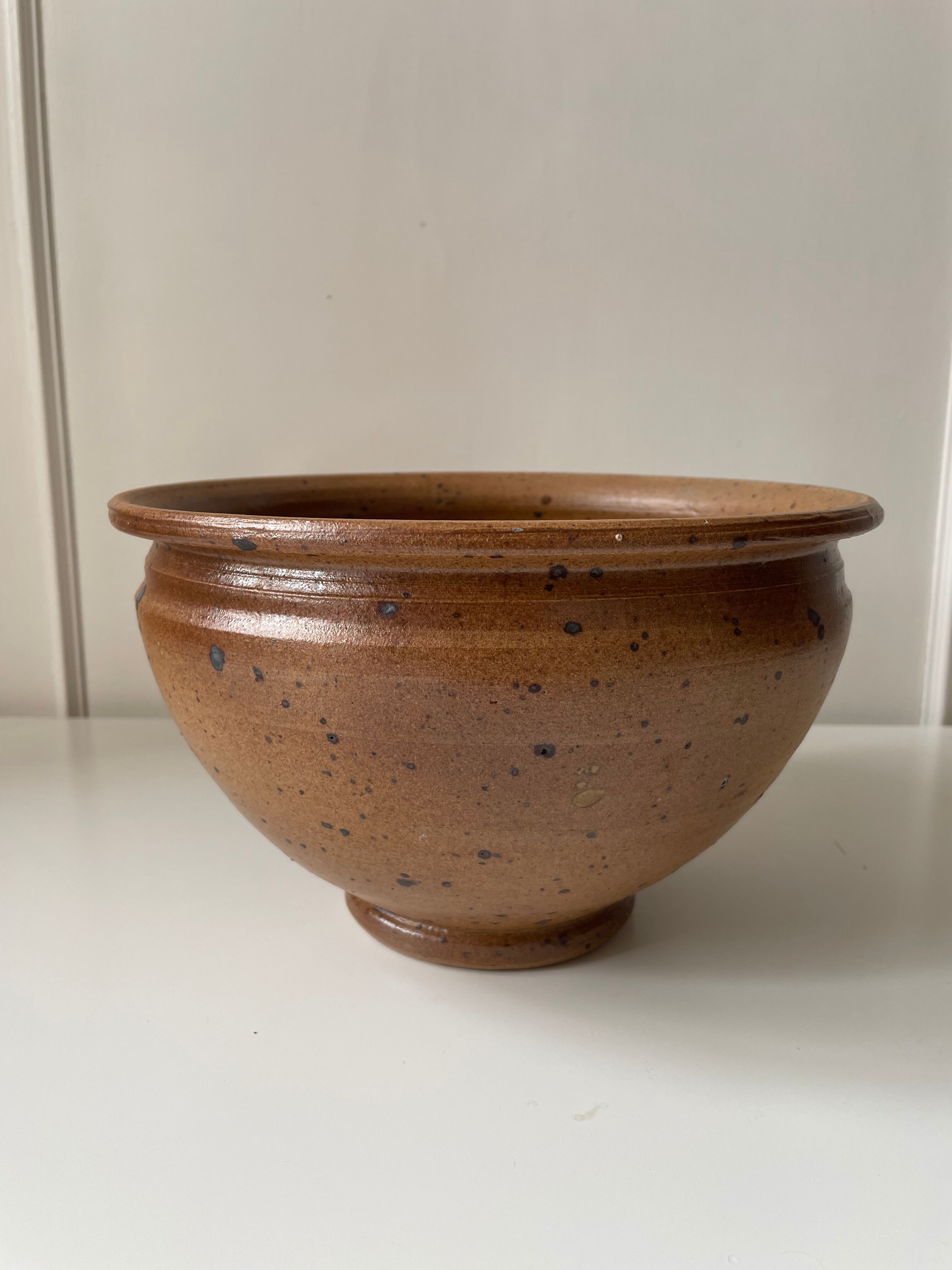 Pyrite stoneware salad bowl