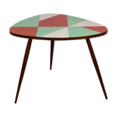 Czech Multicolored Formica Coffee Table from Drevopodnik Brno, 1960s