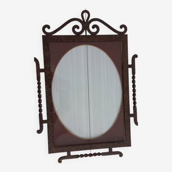 Old large wrought iron frame unique model
