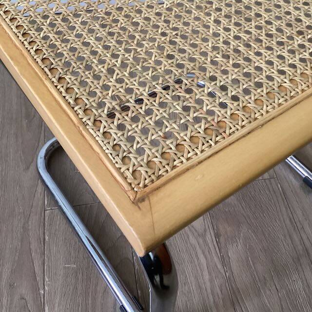 Breuer chair in cane and light wood