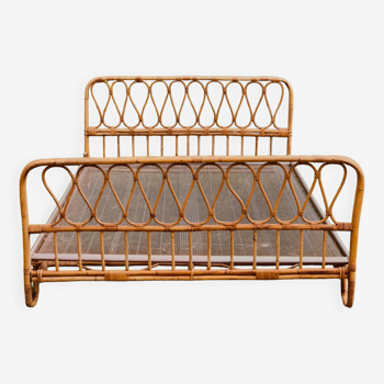 Bamboo bed 60s