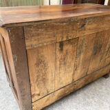 Commode arbalète style Louis XIV - Noyer massif