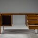 Mid-Century Teak Desk from GV Møbler, 1970s