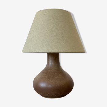 Lampe à poser en grès émaillé vintage