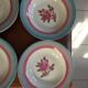 Lot hollow plates Digoin Sarreguemines model Pelleas