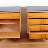 Set of two bedside tables by Frantisek Mezulanik